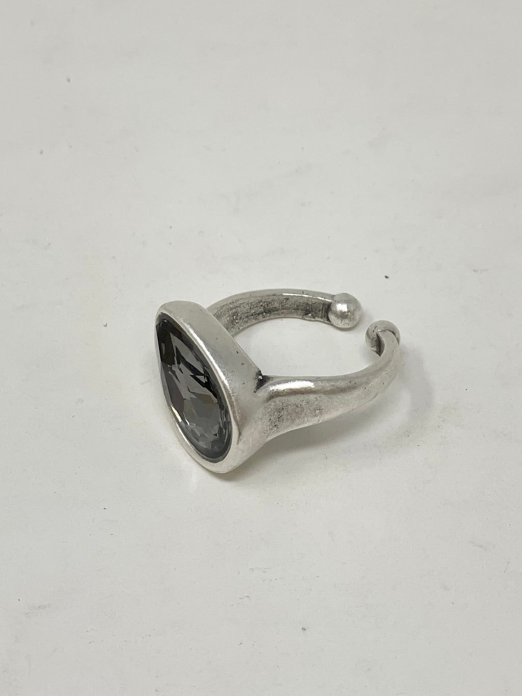 Smokey Sterling Silver Ring