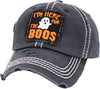 Here for the Boos Washed Vintage Ballcap Black