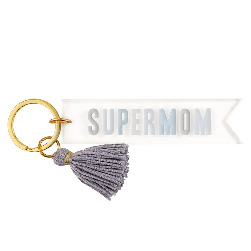 Super Mom Key Chain