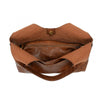 Val 4 Pocket Hobo Bag Saddle