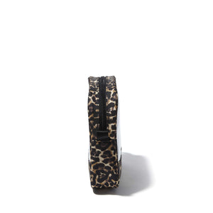 Baggallini Clear Medium Cosmetic Case Wild Cheetah
