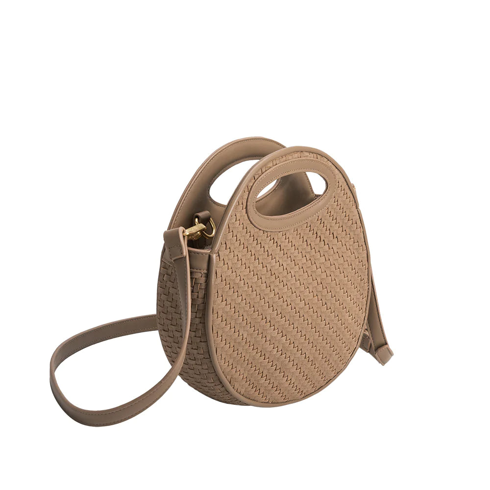 Lola Taupe Crossbody Bag – Material Girl Handbags