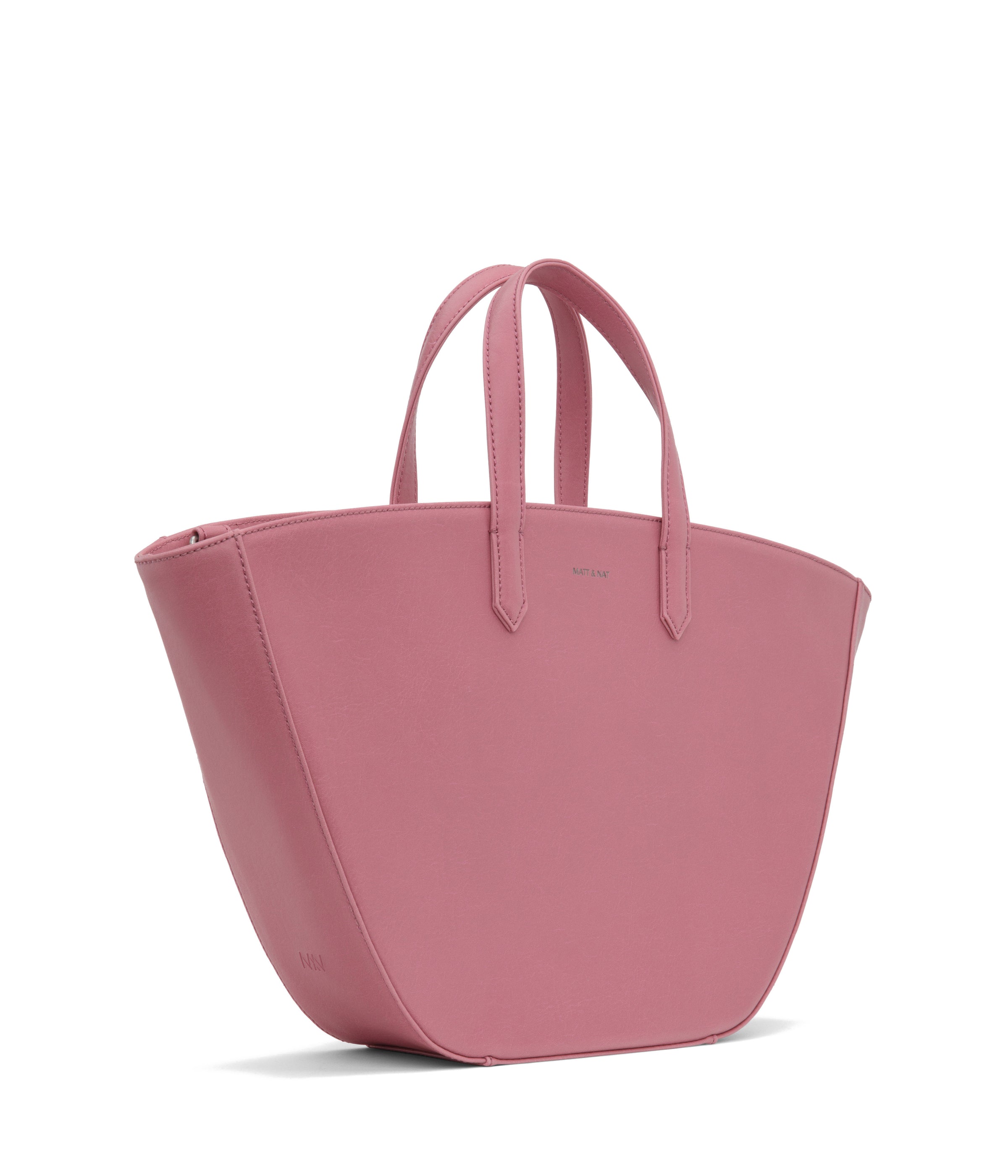 Moda Luxe Crossbody Bag Vegan Leather Purse Pink Mauve Zip Flap Close