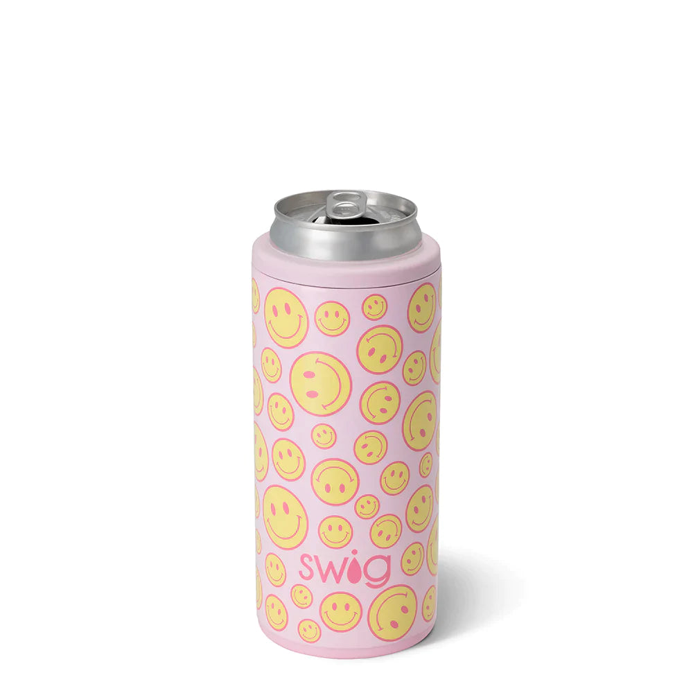 https://materialgirlhandbags.com/cdn/shop/products/swig-life-signature-12oz-insulated-stainless-steel-skinny-can-cooler-oh-happy-day-main_2400x.webp?v=1678916185