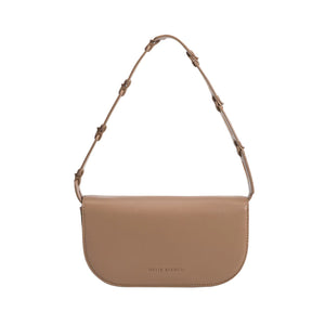 Inez Taupe Small Shoulder Bag